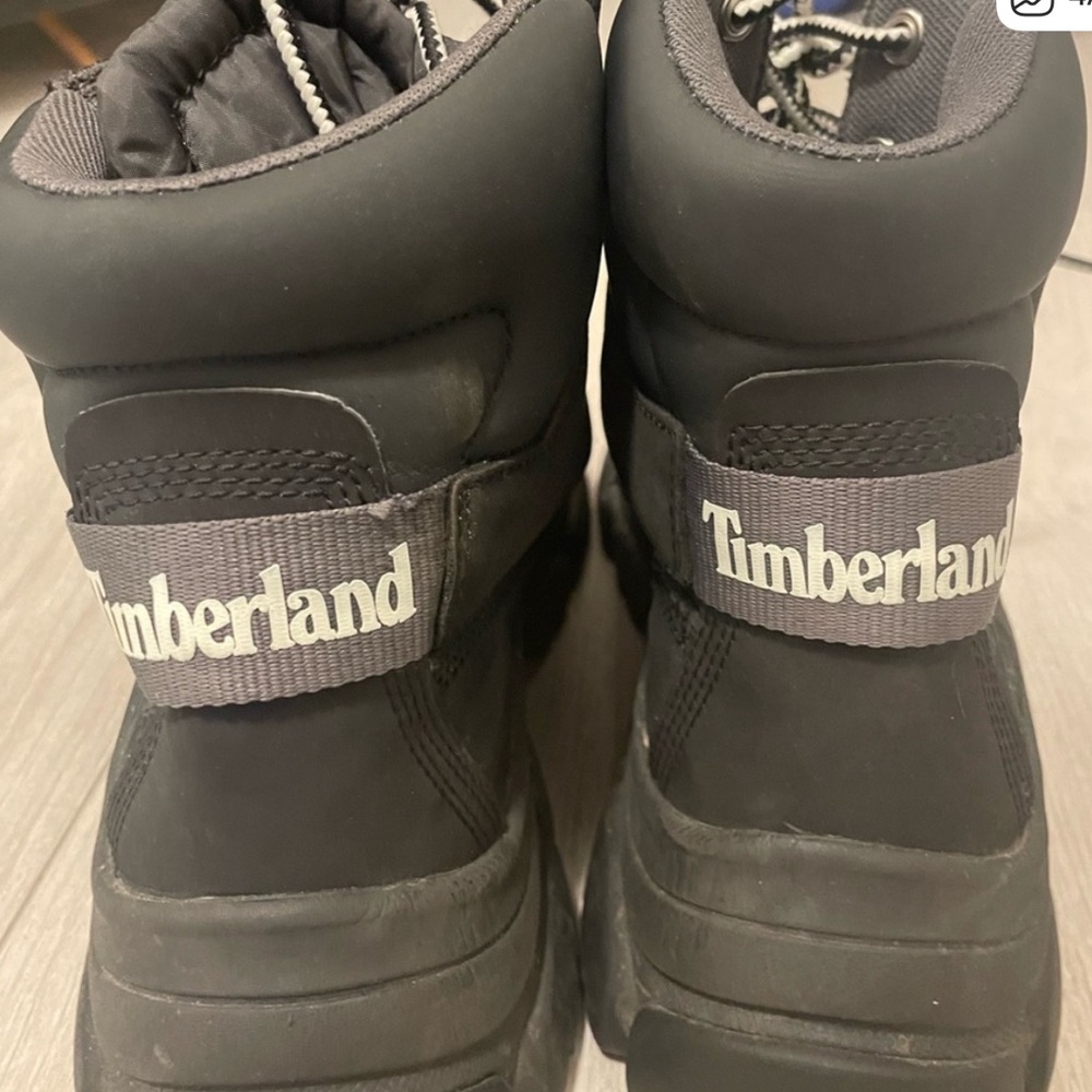 Timberland Black Rugged Lace-Up Boots - Picture 4 of 4